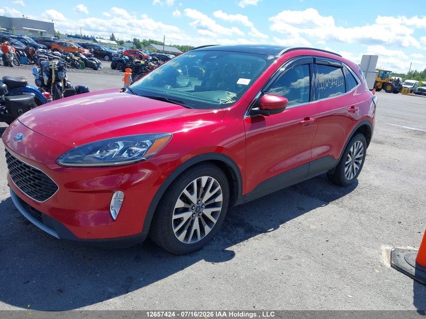 Vin: 1fmcu9j91nub37642, lot: 3059554, ford escape titanium 20222