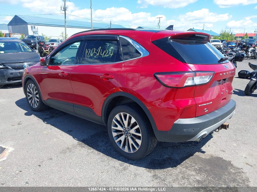 Vin: 1fmcu9j91nub37642, lot: 3059554, ford escape titanium 20223