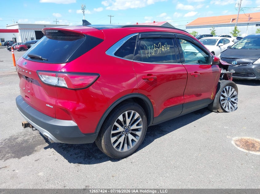 Vin: 1fmcu9j91nub37642, lot: 3059554, ford escape titanium 20224