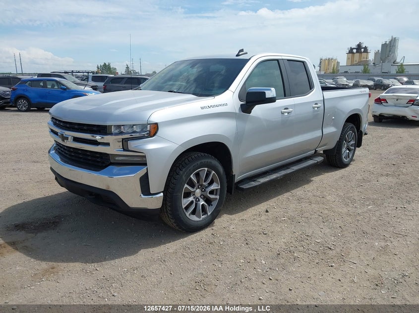 2019 Chevrolet Silverado, Пошкодження КПП, IAAI, VIN 1GCRYDEK0KZ301996 — фото 2