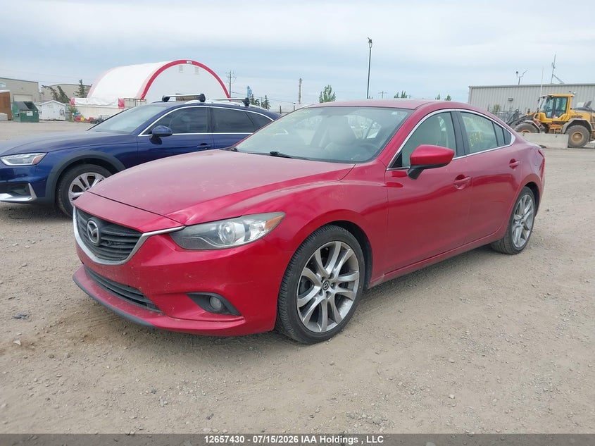 2014 Mazda 6, Удар сзади, IAAI, VIN JM1GJ1W69E1137579 — фото 2