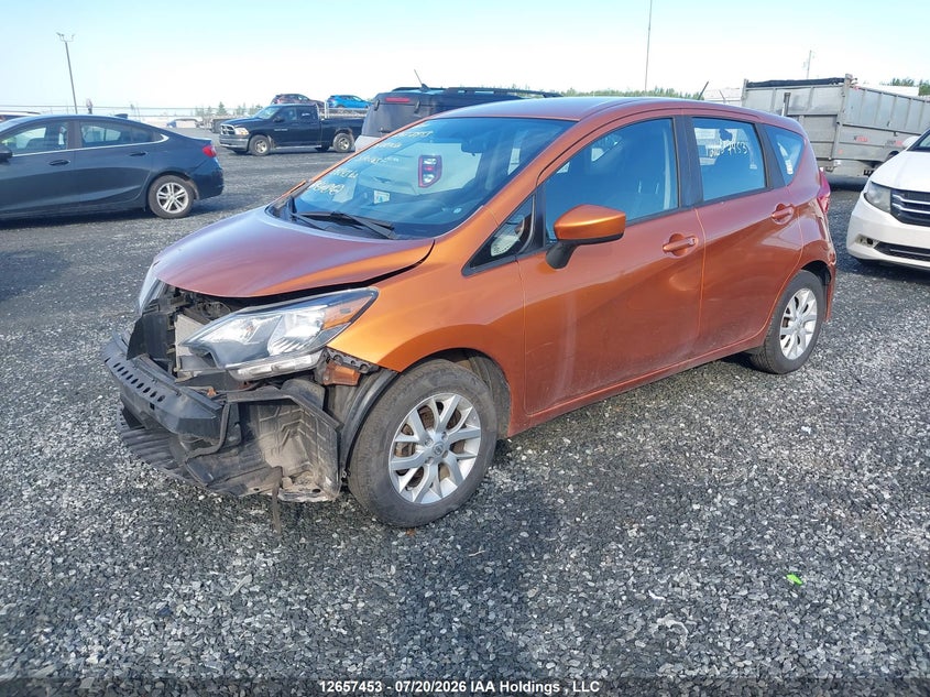 2018 NISSAN VERSA HATCHBACK 1.6L I-4 DOHC, VVT, 109HP
