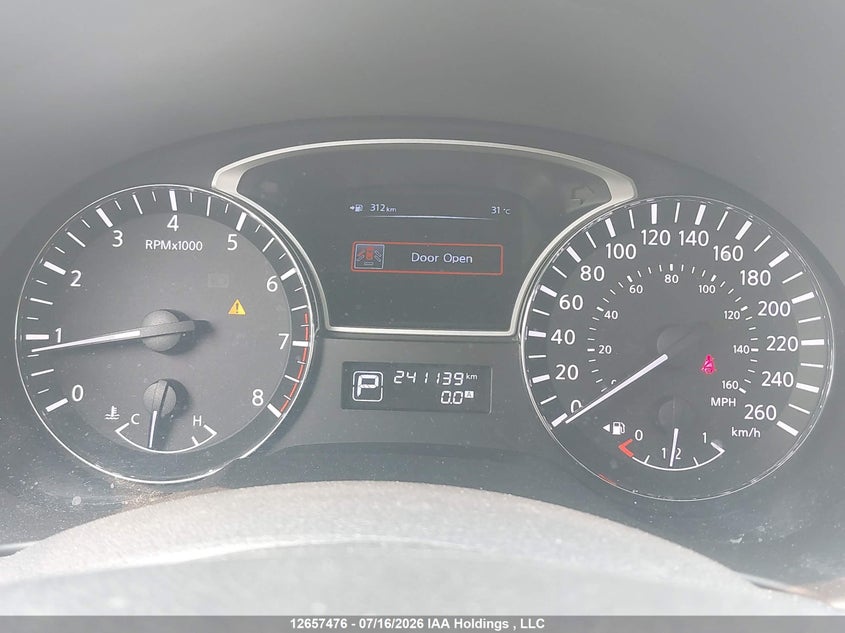 2013 NISSAN ALTIMA SEDAN 2.5L I-4 DOHC, VVT, 182HP