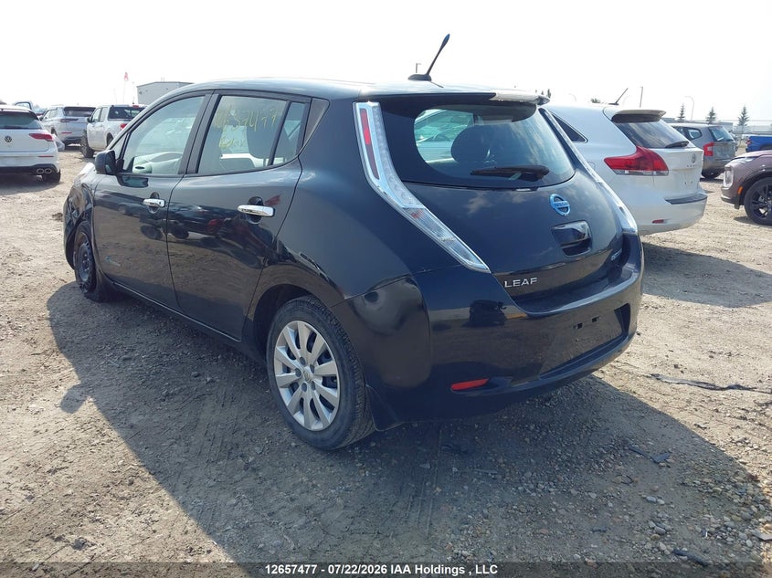 Vin: 1n4az0cp7ec337490, lot: 3059608, nissan leaf s/sv/sl 20143