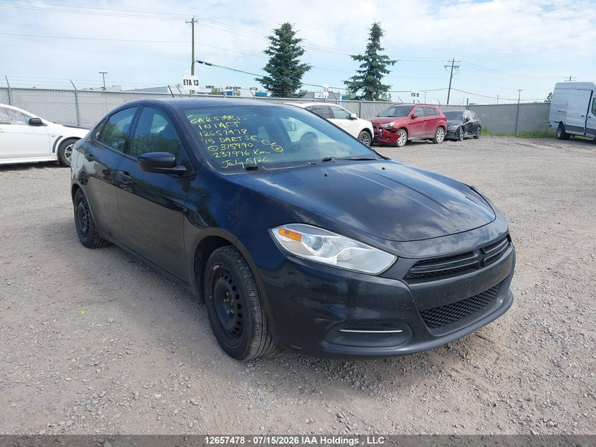 2015 Dodge Dart Se VIN: 1C3CDFAA4FD375990 Lot: 12657478