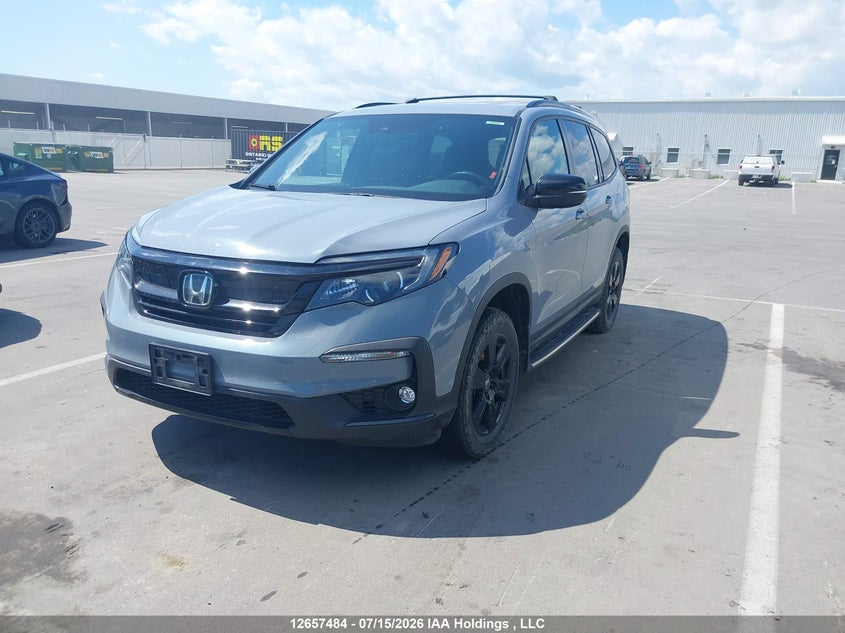 2022 Honda Pilot, Затопление, IAAI, VIN 5FNYF6H84NB501920 — фото 2