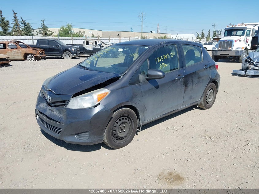 Vin: jtdktud32cd524145, lot: 3059617, toyota yaris le 20122
