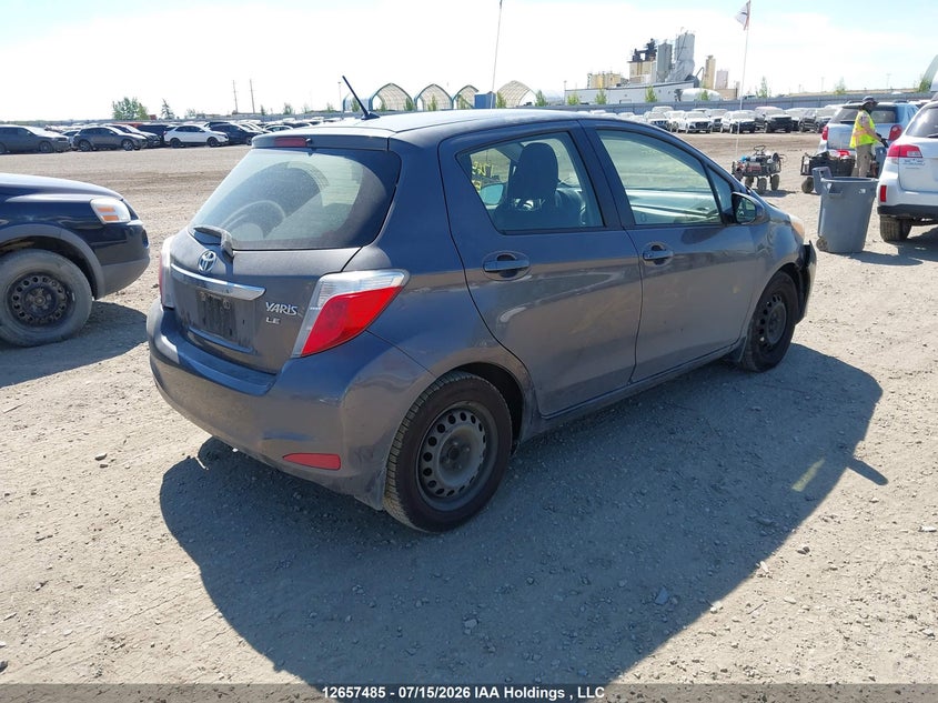 Vin: jtdktud32cd524145, lot: 3059617, toyota yaris le 20124