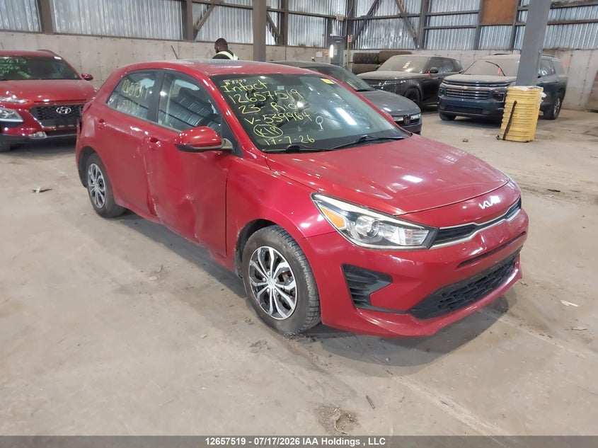 2023 Kia Rio Lx Premium/Lx+, Rear, IAAI, VIN 3KPA25AD6PE539964