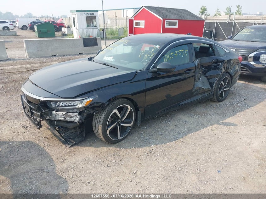 2018 Honda Accord Sport, Front, IAAI, VIN 1HGCV2F39JA800921 — photo 2