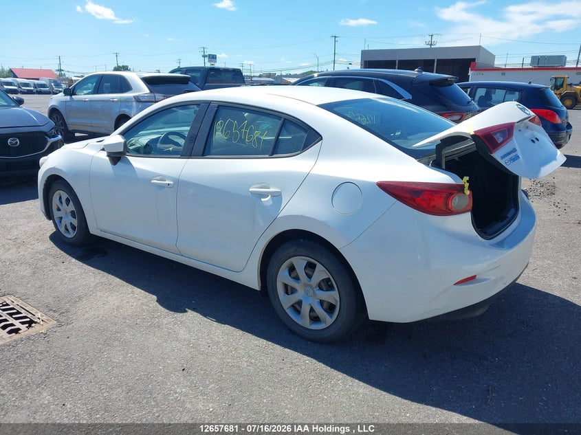 Vin: jm1bn1u74j1169635, lot: 3059826, mazda mazda3 gx 20183