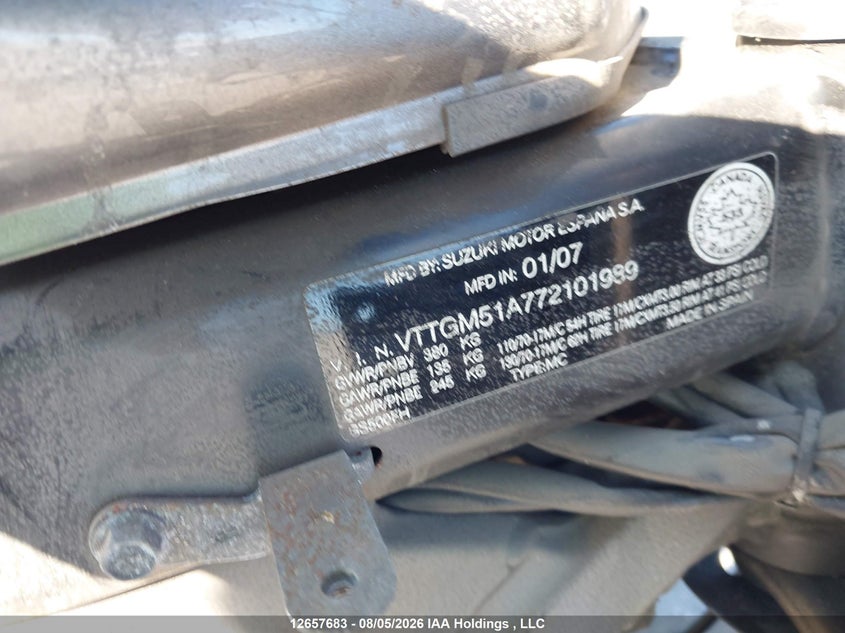 2007 SUZUKI GS MOTO N/A