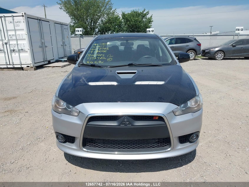 2014 MITSUBISHI LANCER SEDAN 2.0L I-4 DOHC, VVT, TURBO, 237HP