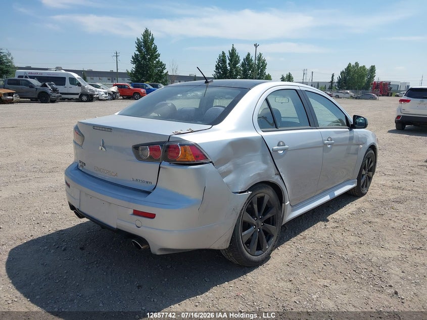 2014 MITSUBISHI LANCER SEDAN 2.0L I-4 DOHC, VVT, TURBO, 237HP