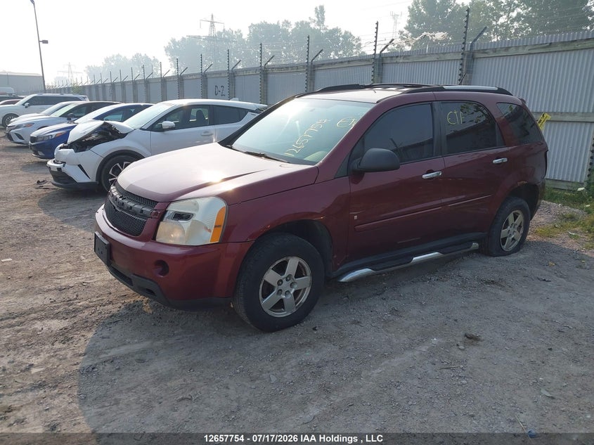 2009 Chevrolet Equinox, Rear, IAAI, VIN 2CNDL13F796234019 — photo 2