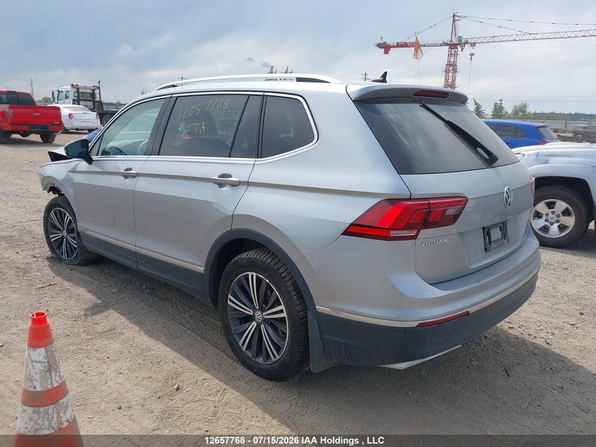 Vin: 3vv4b7ax9km193296, lot: 3059913, volkswagen tiguan highline 20193