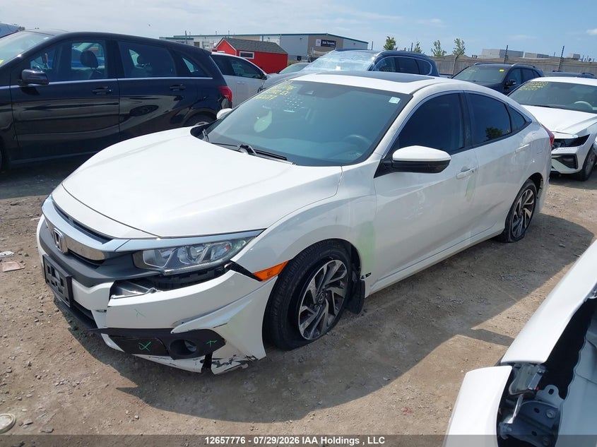 Vin: 2hgfc2f87jh026717, lot: 3059921, honda civic ex 20182