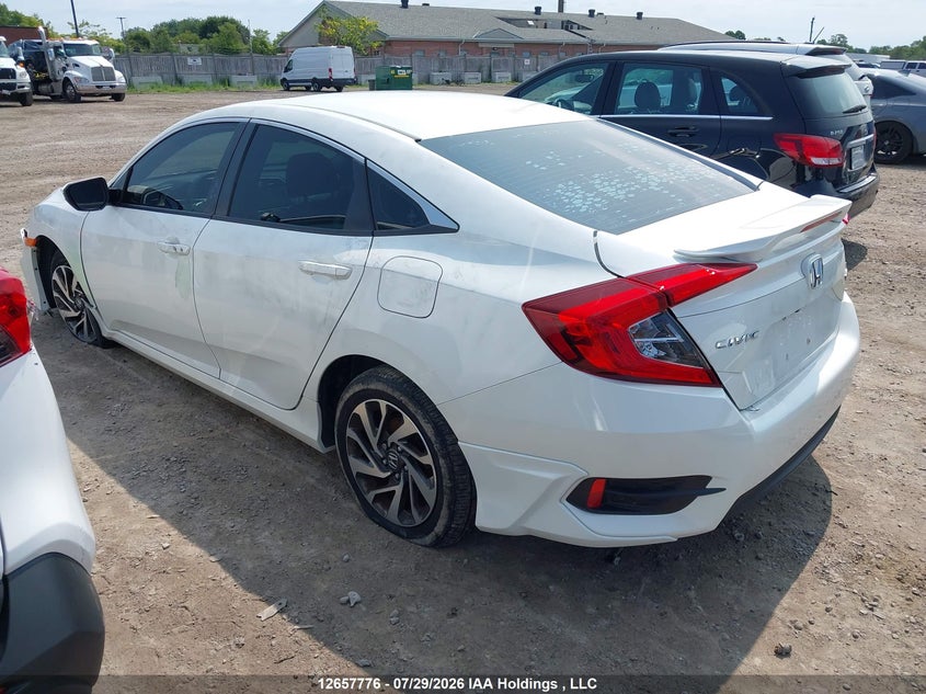Vin: 2hgfc2f87jh026717, lot: 3059921, honda civic ex 20183