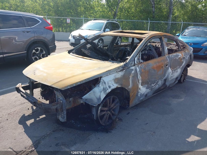 2016 Hyundai Sonata, Полностью сгорел, IAAI, VIN 5NPE24AF0GH412233 — фото 2