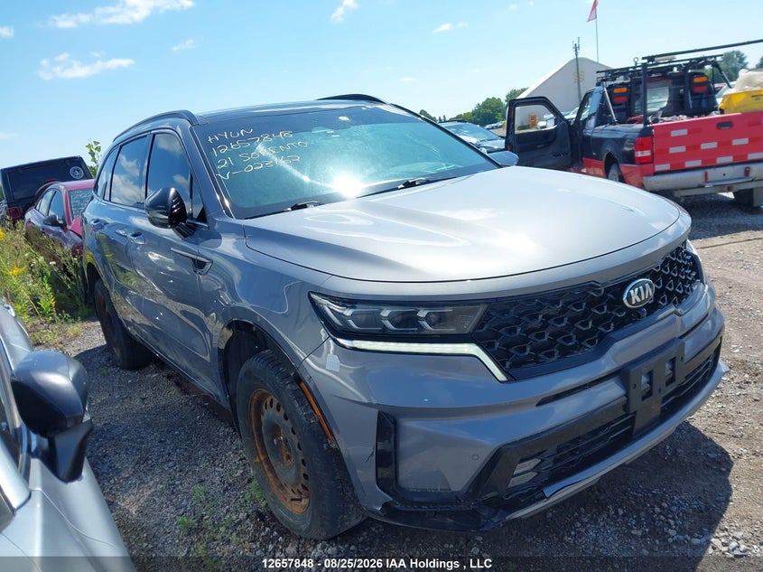 2021 Kia Sorento Sx/Sxp, Repossession, IAAI, VIN 5XYRKDLF6MG023162
