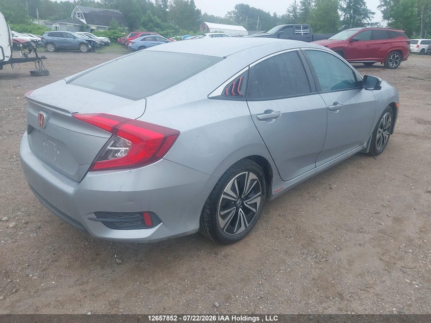 Vin: 2hgfc1f47jh107112, lot: 3060000, honda civic ex-t 20184
