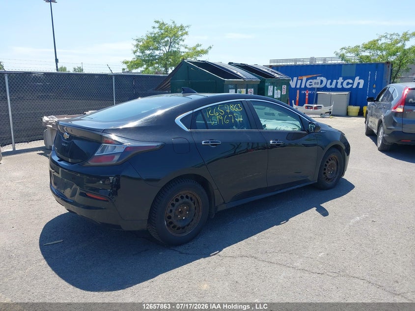 Vin: 1g1ra6s51hu196771, lot: 3060011, chevrolet volt lt 20174