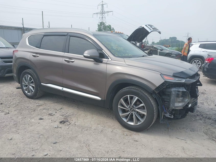 Vin: 5nms3caa4kh015919, lot: 3060017, hyundai santa fe 2019 img_1