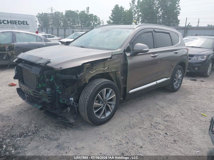 Vin: 5nms3caa4kh015919, lot: 3060017, hyundai santa fe 20192