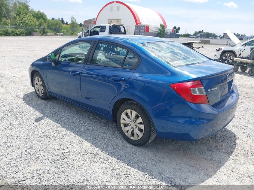 Vin: 2hgfb2e43ch013628, lot: 3060023, honda civic lx 20123