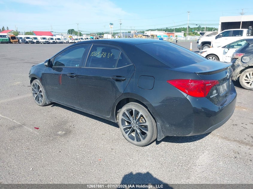 Vin: 2t1burhe7hc747971, lot: 3060030, toyota corolla se 20173