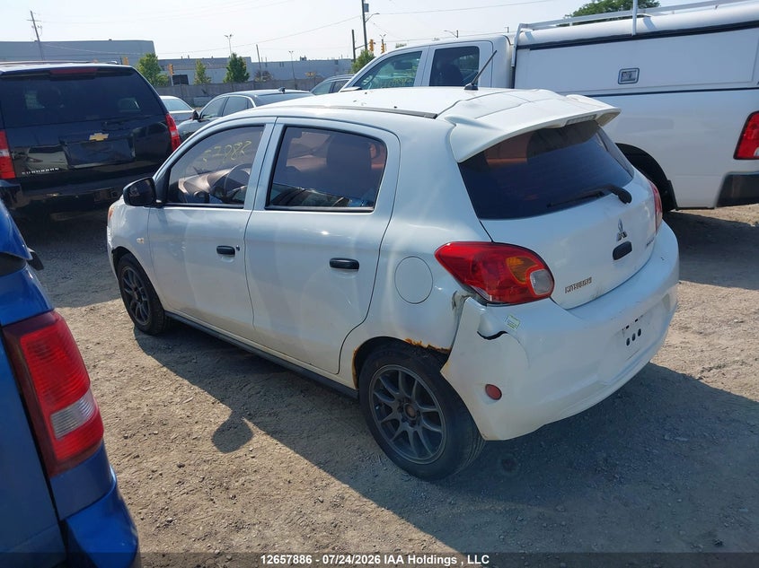 Vin: ml32a3hj4fh005669, lot: 3060035, mitsubishi mirage es 20153