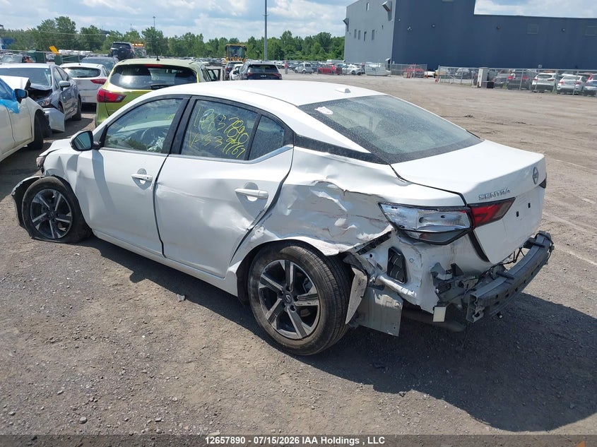 Vin: 3n1ab8cvxsy339767, lot: 3060039, nissan sentra sv 20253