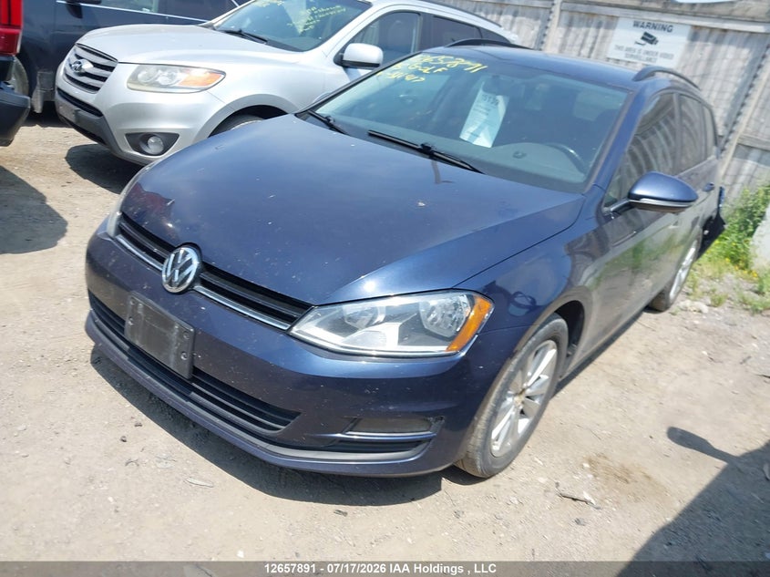 Vin: 3vwa17au2fm511417, lot: 3060040, volkswagen golf sportwagen s 20152