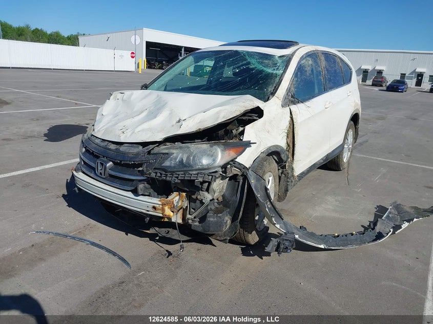 2013 Honda CR-V, Удар спереду, IAAI, VIN 2HKRM4H57DH114377 — фото 2