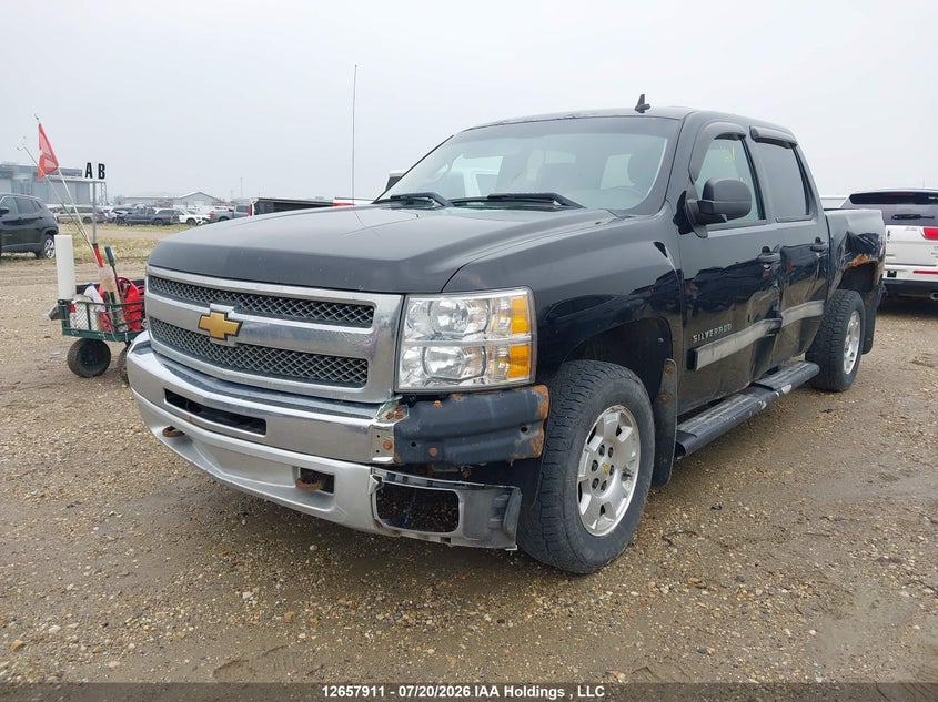 2012 Chevrolet Silverado, Rear, IAAI, VIN 3GCPKSE73CG173375 — photo 2
