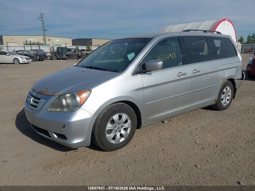 2008 Honda Odyssey, Rear, IAAI, VIN 5FNRL38468B502046 — photo 2