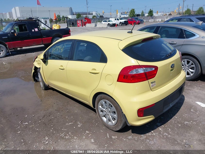 Vin: knadm5a37g6541434, lot: 3060096, kia rio 20163