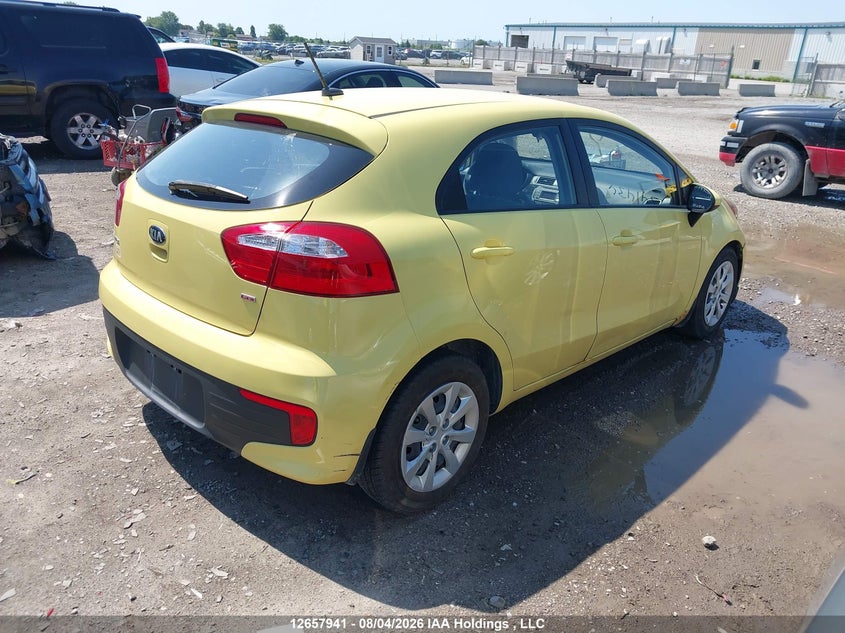 Vin: knadm5a37g6541434, lot: 3060096, kia rio 20164