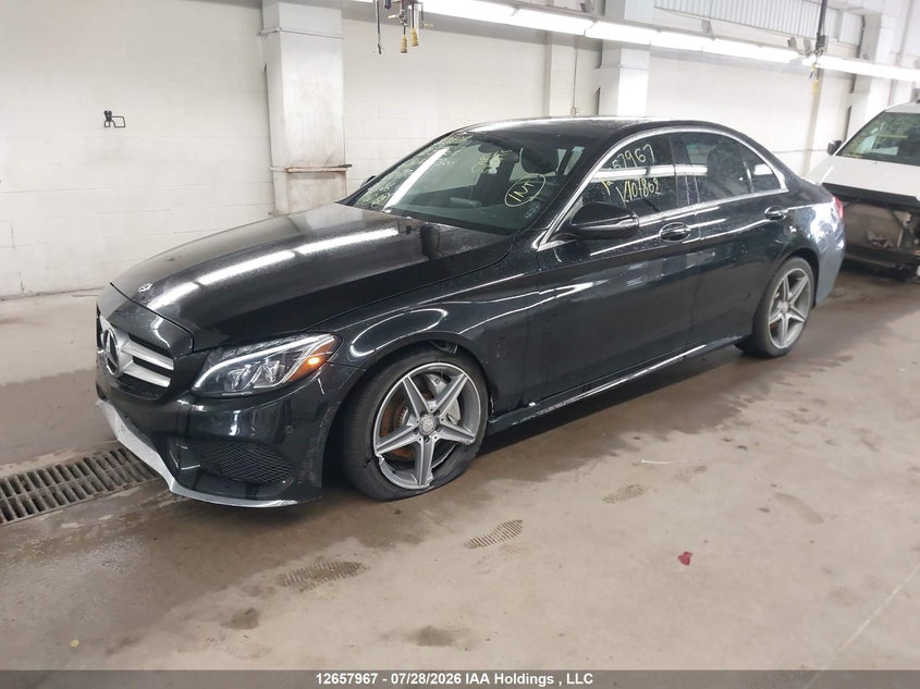 Vin: 55swf4kb9gu107802, lot: 3060124, mercedes-benz c 300 4matic 20162