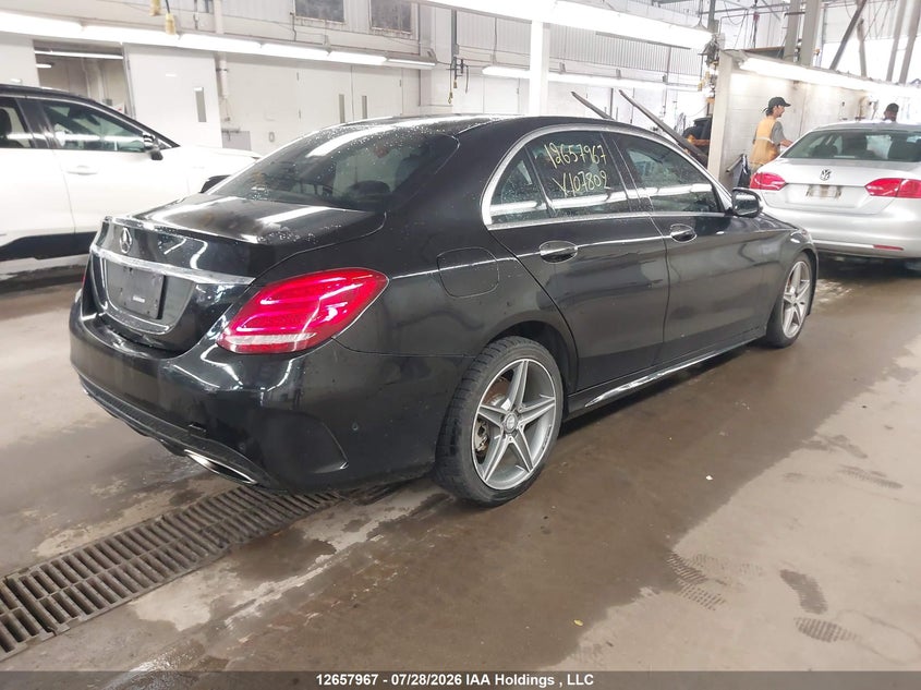 Vin: 55swf4kb9gu107802, lot: 3060124, mercedes-benz c 300 4matic 20164