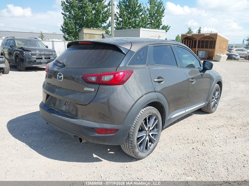 Vin: jm1dkfd79j0303205, lot: 3060165, mazda cx-3 grand touring 20184