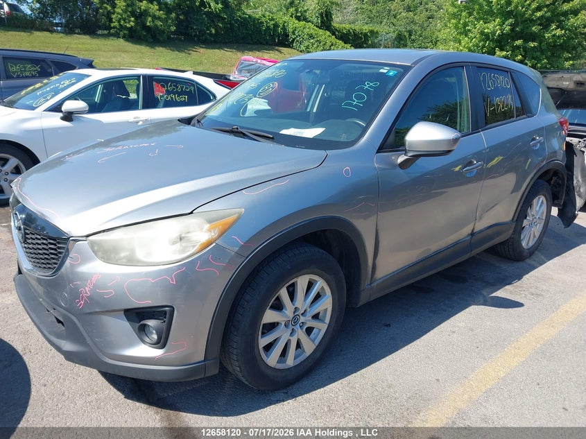 2013 Mazda CX-5, Left Rear, IAAI, VIN JM3KE2CE3D0132275 — photo 2