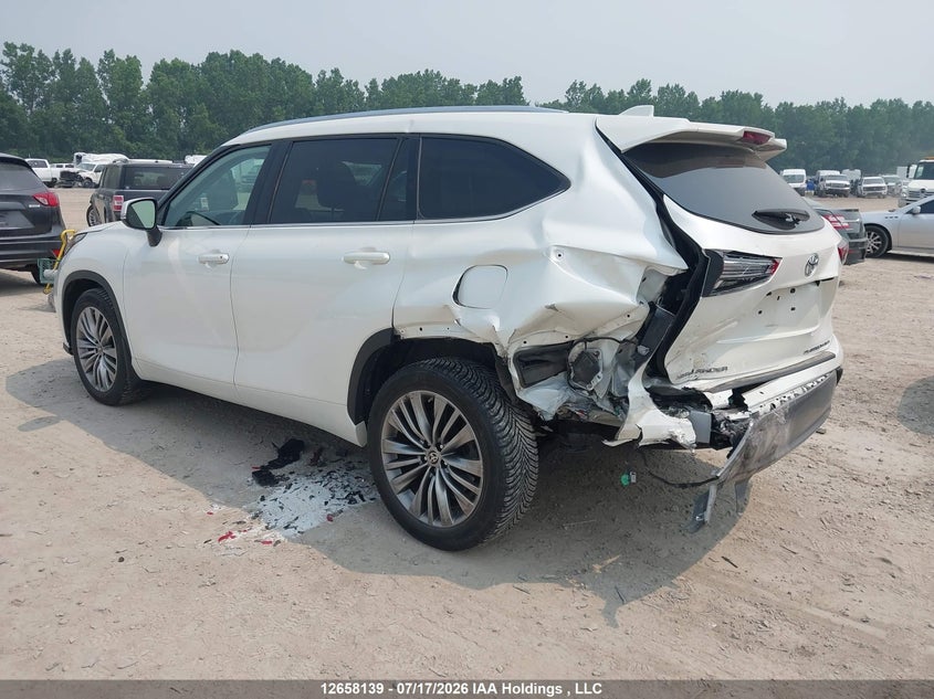 Vin: 5tdfzrbh0ms129575, lot: 3060297, toyota highlander limited 20213