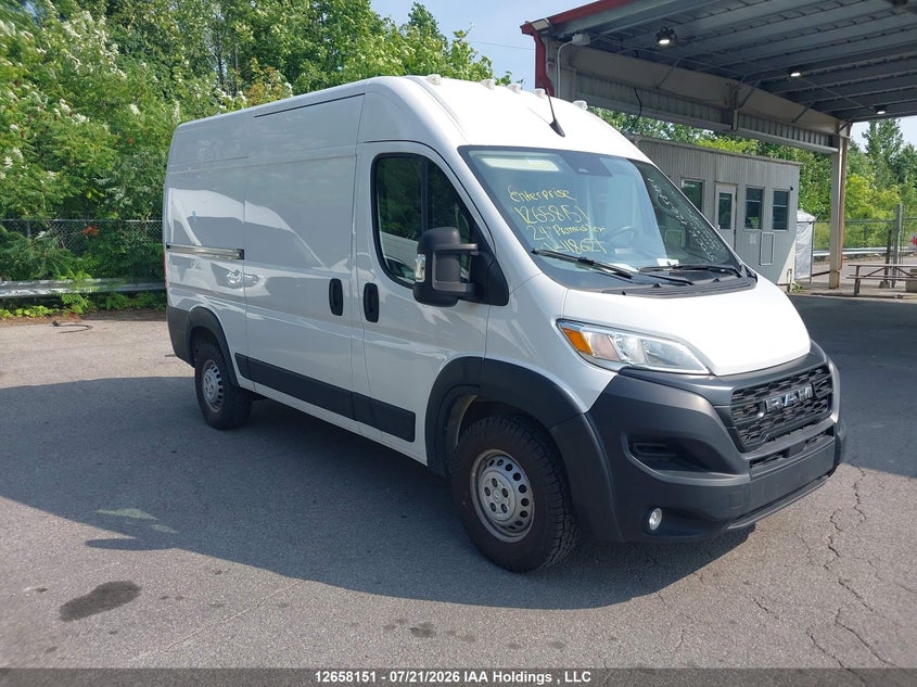 2024 Ram Promaster 2500 2500 High, Удар спереди, IAAI, VIN 3C6LRVCG0RE118621