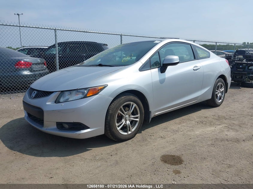 2012 Honda Civic, Right Side, IAAI, VIN 2HGFG3B40CH005093 — photo 2