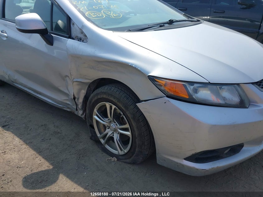 2012 HONDA CIVIC SEDAN 1.8L I-4 VVT, 140HP