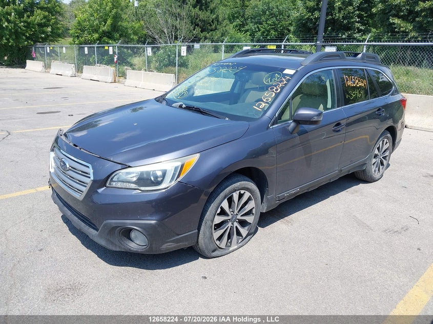Vin: 4s4bsclc4f3304641, lot: 3060391, subaru outback 2.5i limited 20152