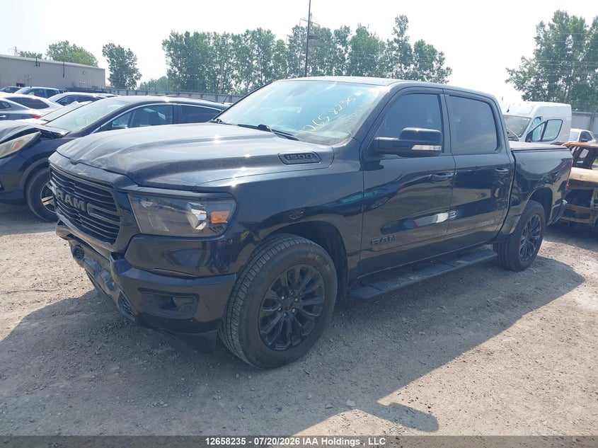2019 RAM 1500, Front, IAAI, VIN 1C6SRFFT6KN865006 — photo 2