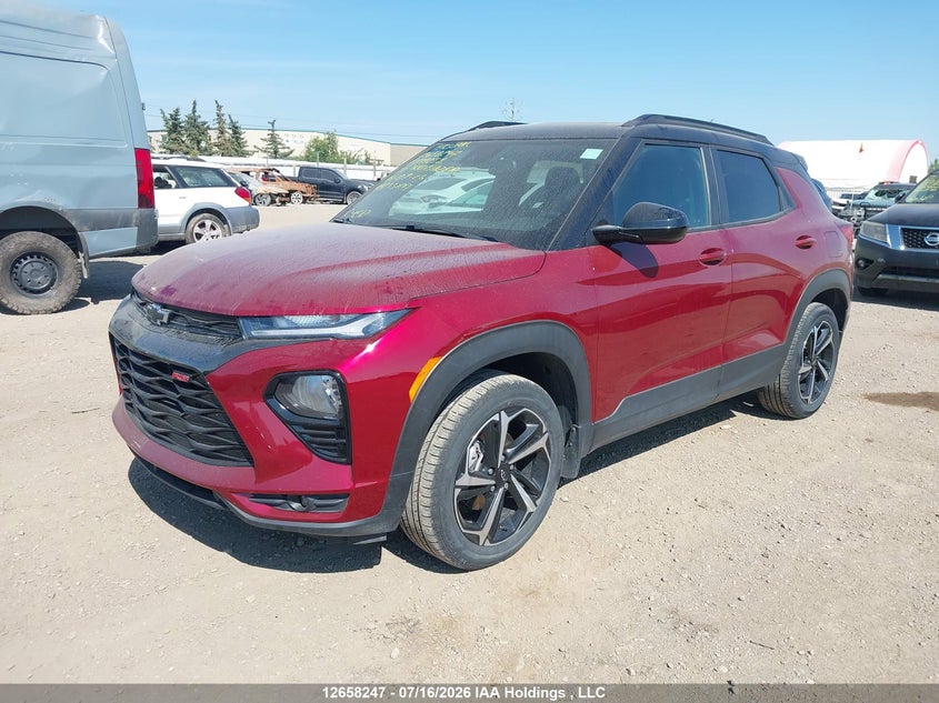 2022 Chevrolet Trailblazer Rs, Затопление, IAAI, VIN KL79MUSLXNB144058 — фото 2