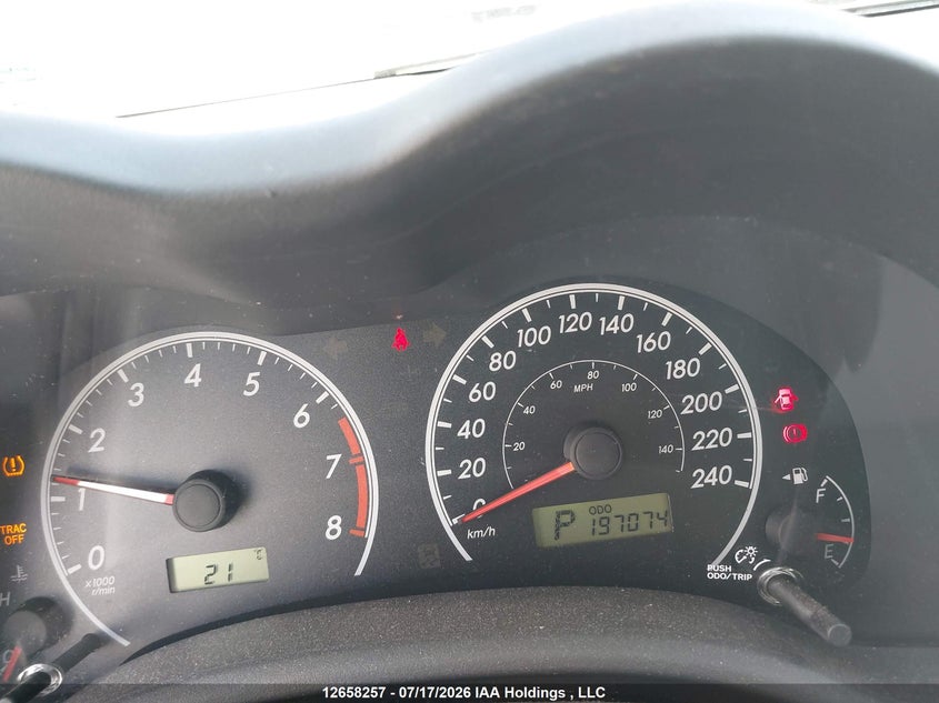 2011 TOYOTA COROLLA SEDAN 1.8L I-4 DOHC, VVT, 132HP